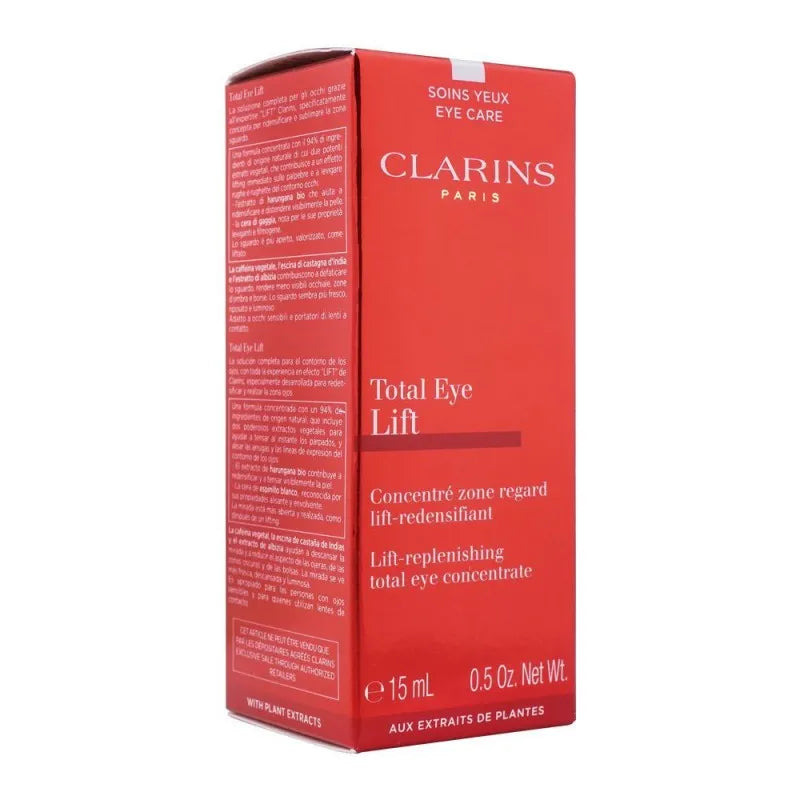 clarins paris total eye lift eye concentrate, 15ml image2