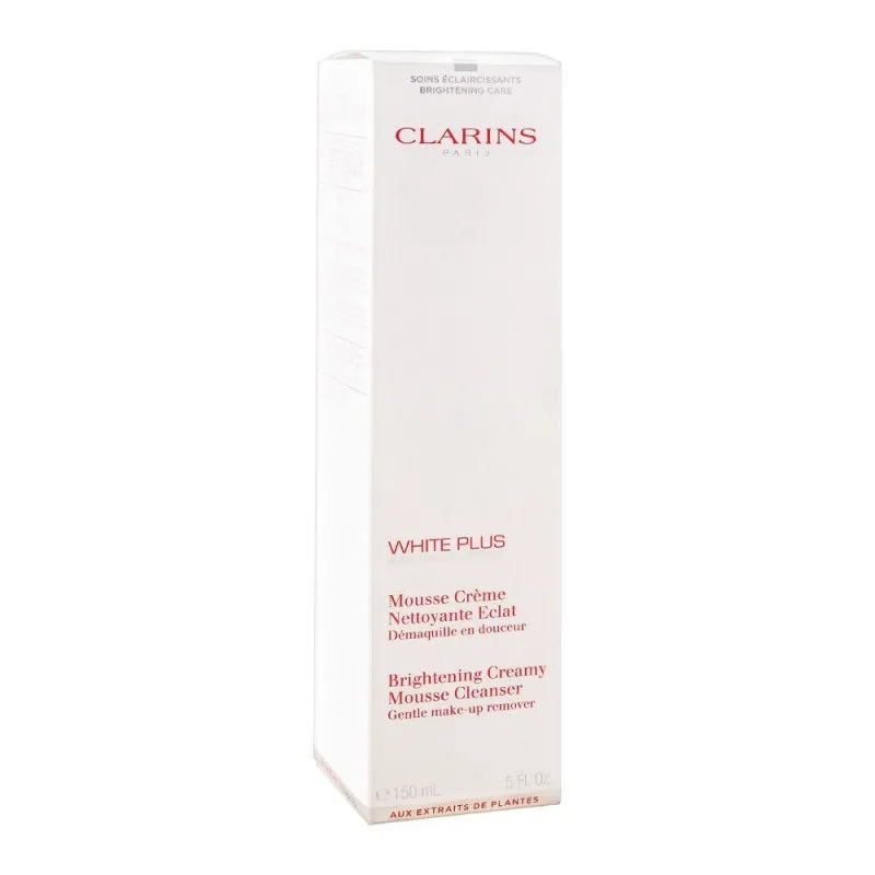 clarins paris white plus brightening creamy mousse cleanser, 150ml image2