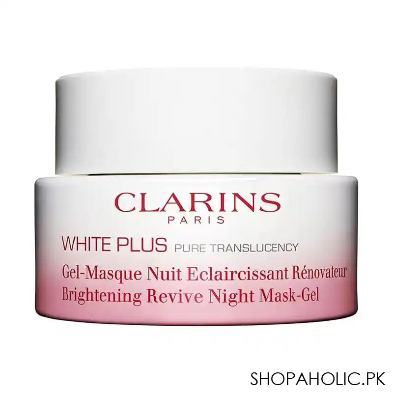 Clarins Paris White Plus Brightening Revive Night Mask-Gel, 50ml - Main Image