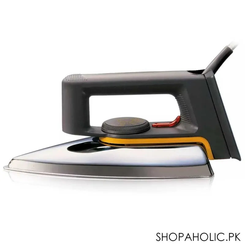 classic dry iron 1000w with aluminium soleplate for smooth and fast ironing image2