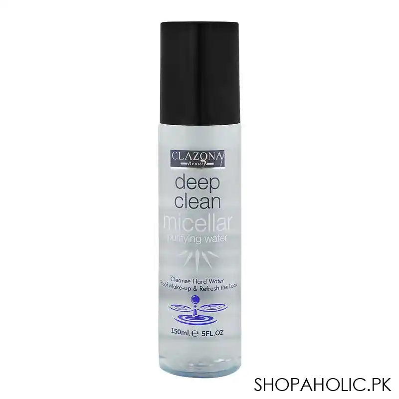 Clazona Beauty Deep Clean Micellar Purifying Water, 150ml - Main Image