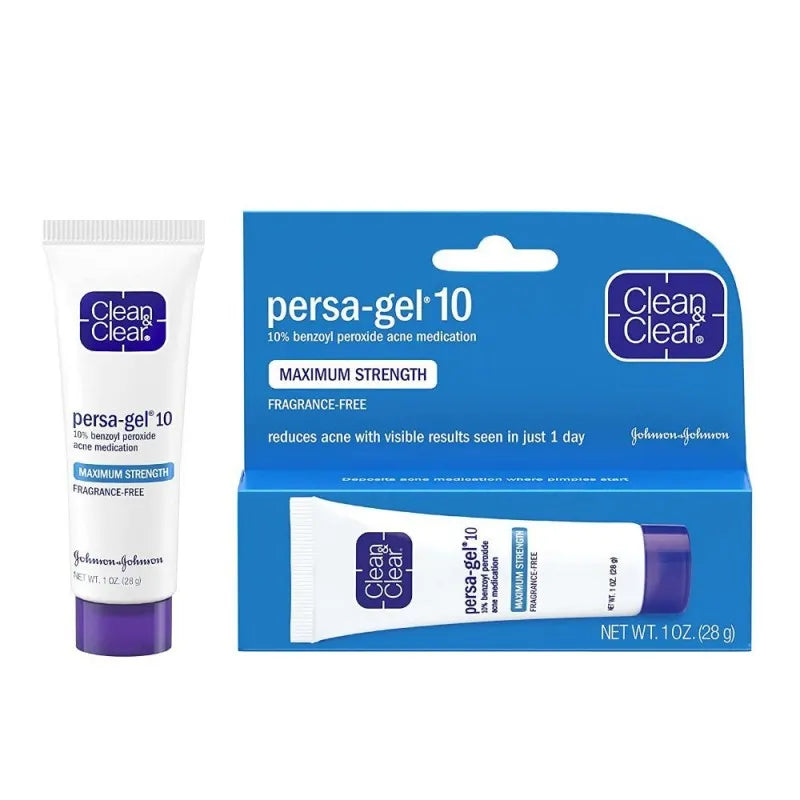 clean & clear maximum strength fragrance free persa gel 10, 28g main image