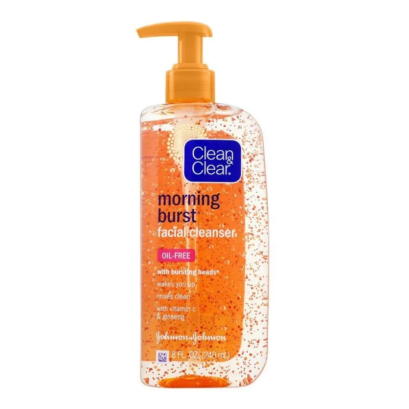 clean & clear morning burst oil free facial cleanser, 240ml main image