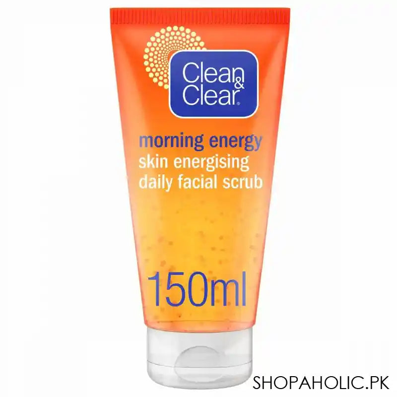 Clean & Clear Morning Energy Shine Control Daily Facial Scrub, Oil-Free, 150ml - Image 4