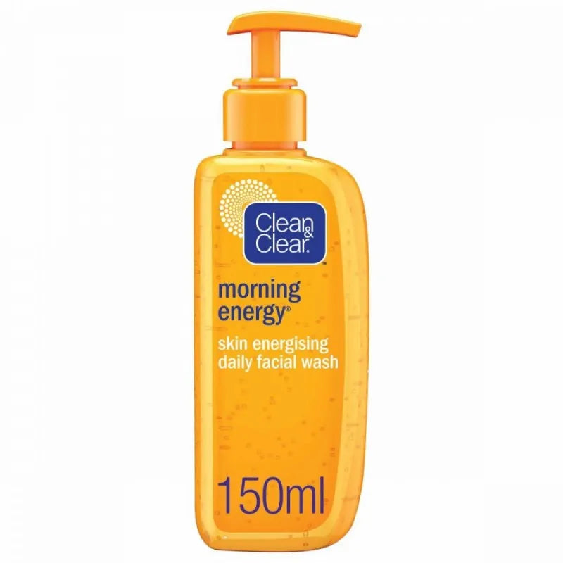 clean & clear morning energy skin energising daily facial wash oil free, 150ml main image