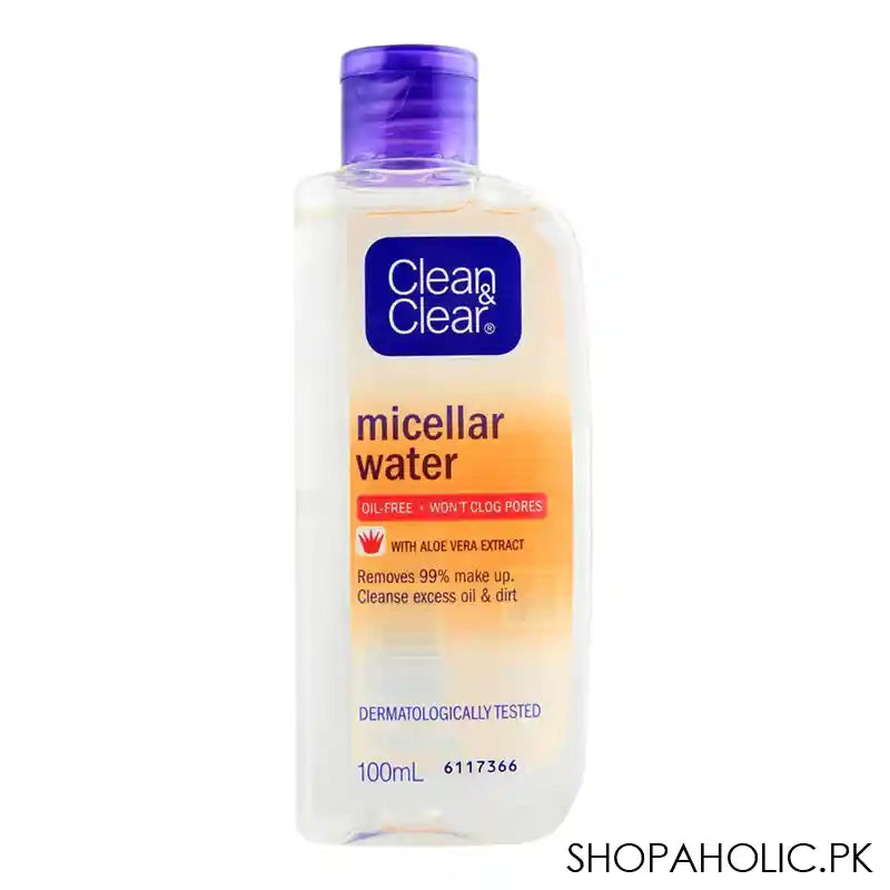 Clean & Clear Oil Free Micellar Water, 100ml - Main Image