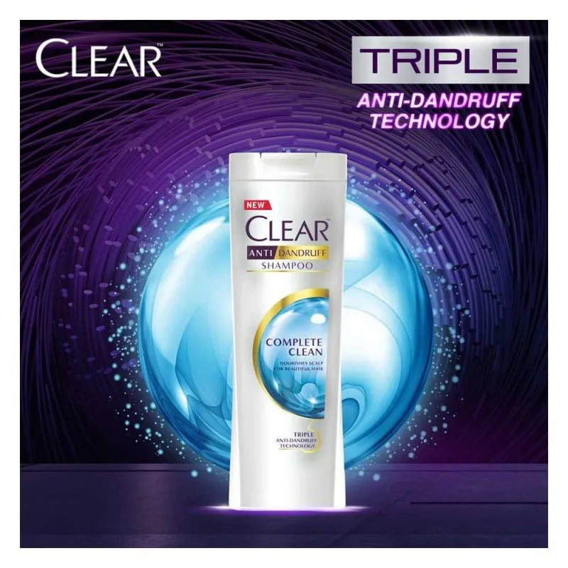 clear anti dandruff complete clean shampoo, 180ml image5