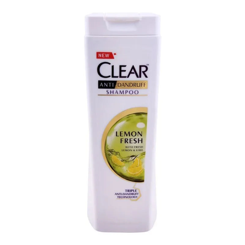 clear lemon fresh triple anti dandruff shampoo, 185ml image2