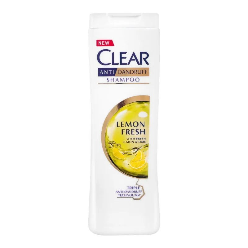 clear lemon fresh triple anti dandruff shampoo, 400ml image2