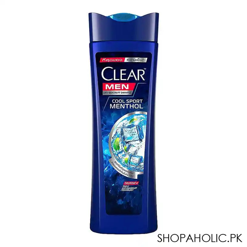 Clear Men Anti-Dandruff Cool Sport Menthol Shampoo, 310ml - Main Image