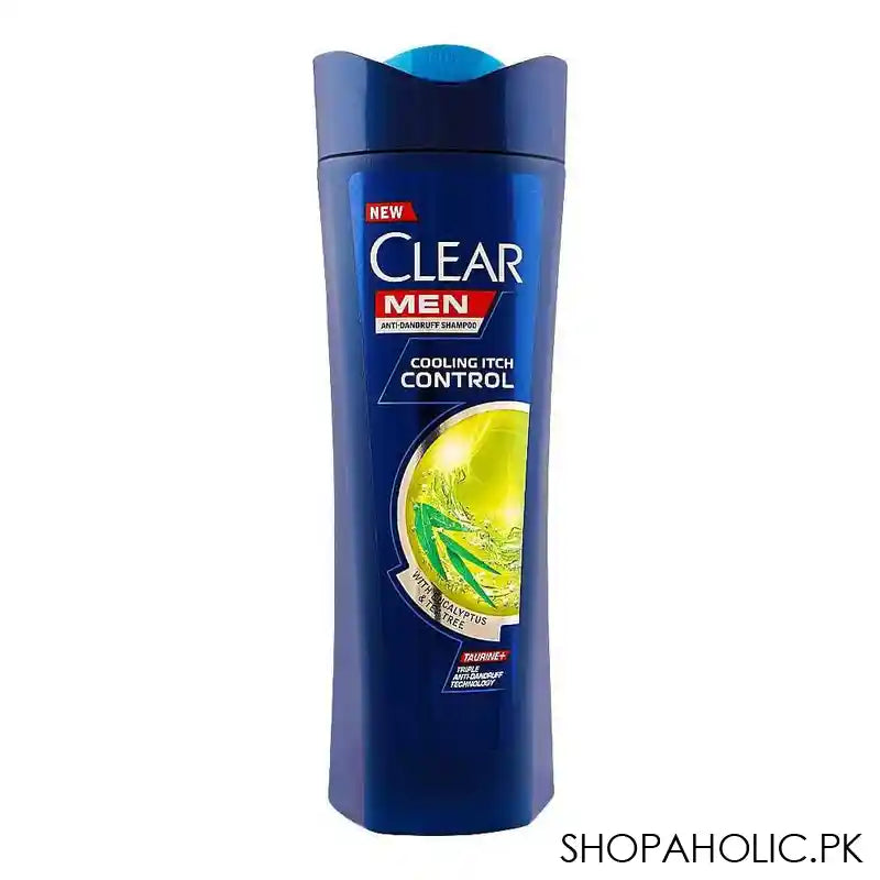 Clear Men Anti-Dandruff Cooling Itch Control Shampoo, 315ml - Main Image