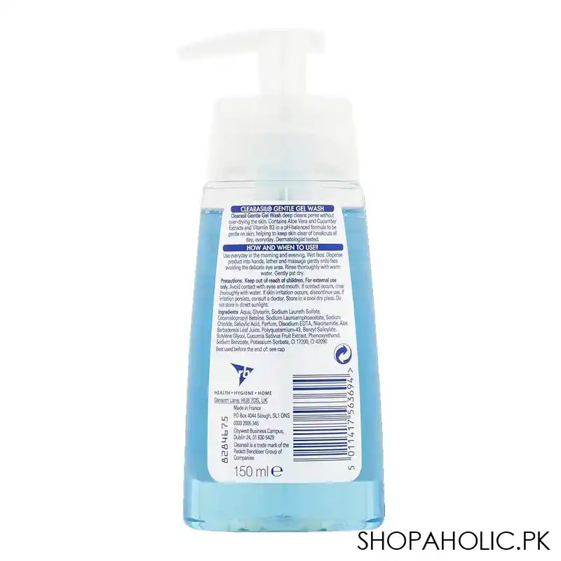 Clearasil Gentle Gel Wash, 150ml - Image 3