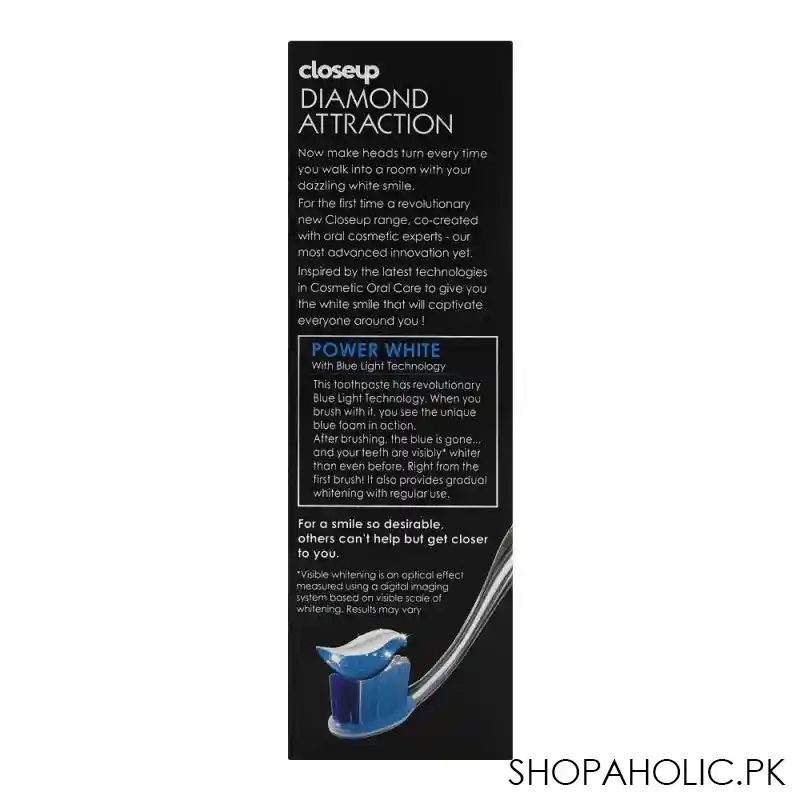 closeup diamond attraction gel toothpaste, imported, 100g image3