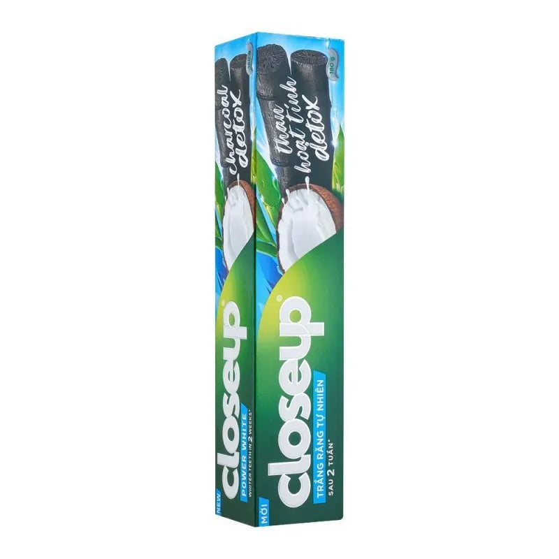 closeup power white charcoal detox toothpaste, 180g main image