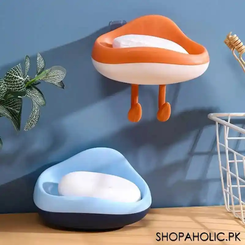 cloud shape wall hanging soap box with detachable hooks holder image7