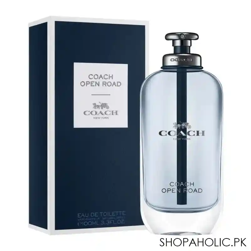 coach open road eau de toilette, for men, 100ml main image