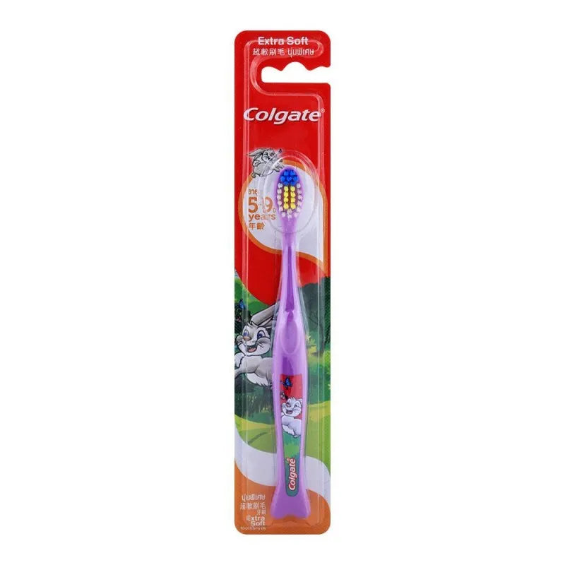 colgate kids 5 9 rabbit toothbrush, extra soft main image