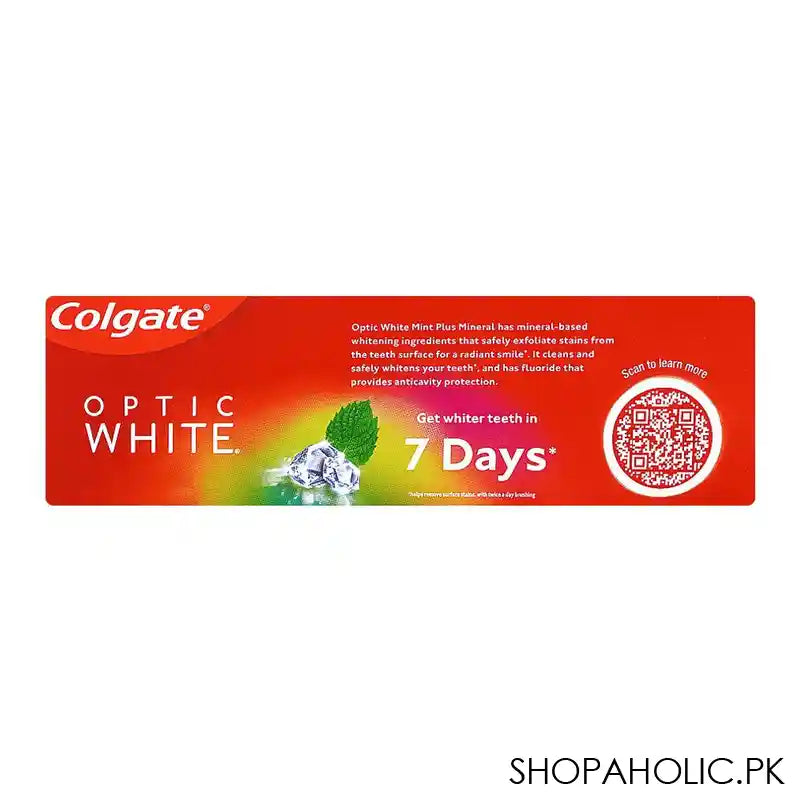 Buy Colgate Optic White Mint Mineral Toothpaste In Pakistan – Shopaholic.pk