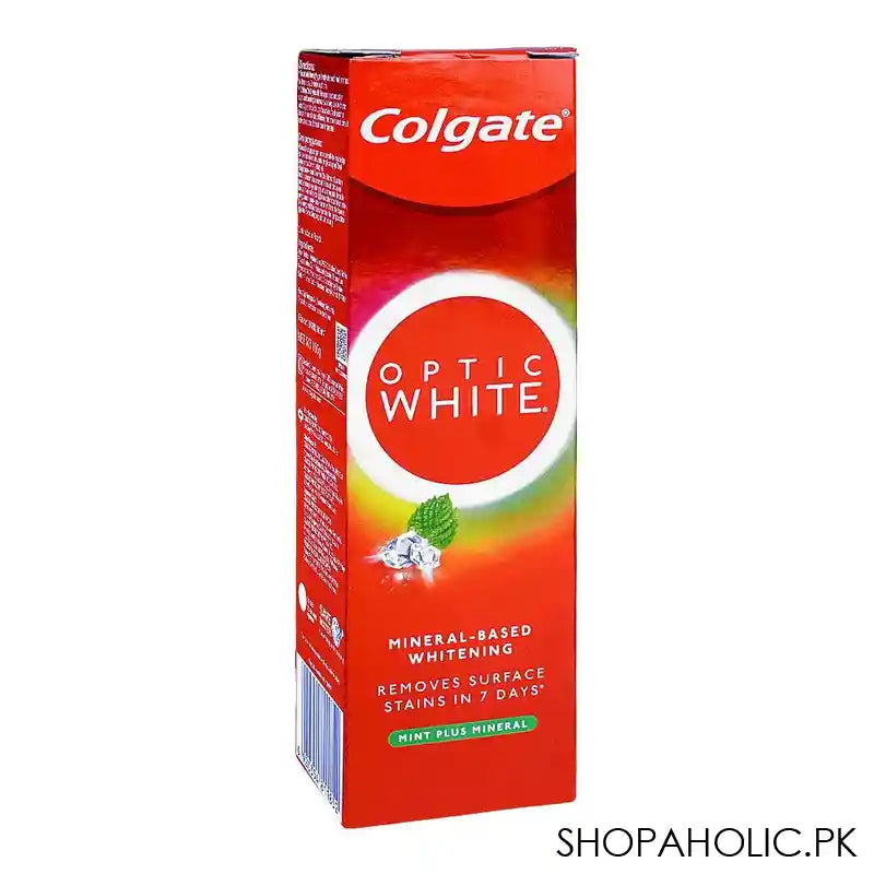 Buy Colgate Optic White Mint Mineral Toothpaste In Pakistan – Shopaholic.pk