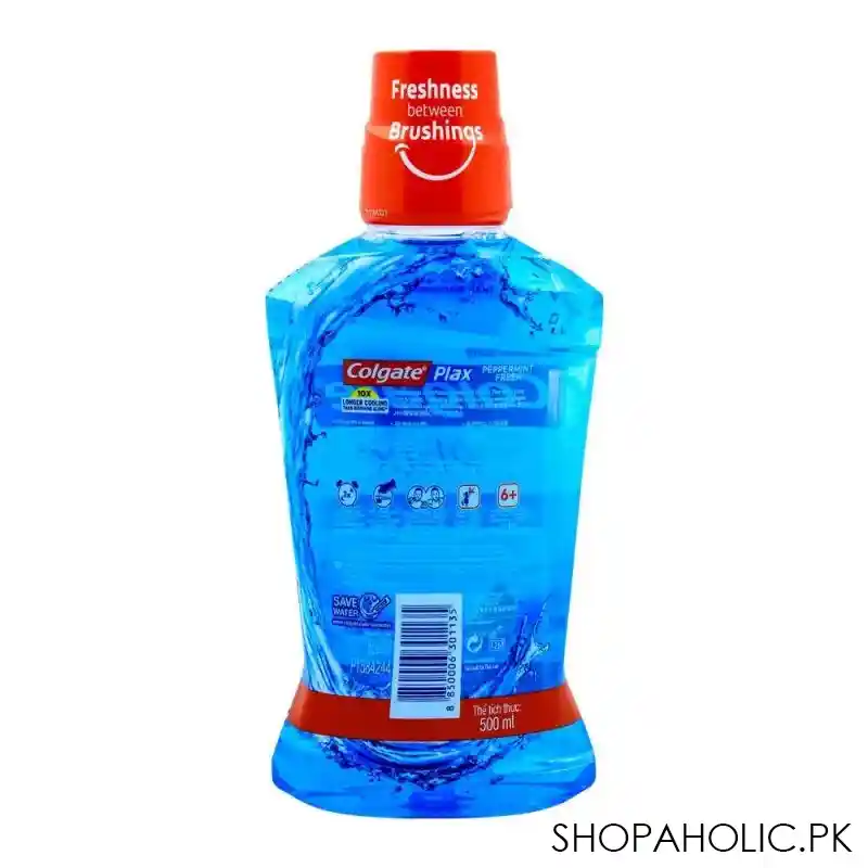 colgate plax peppermint fresh mouthwash 500ml image3