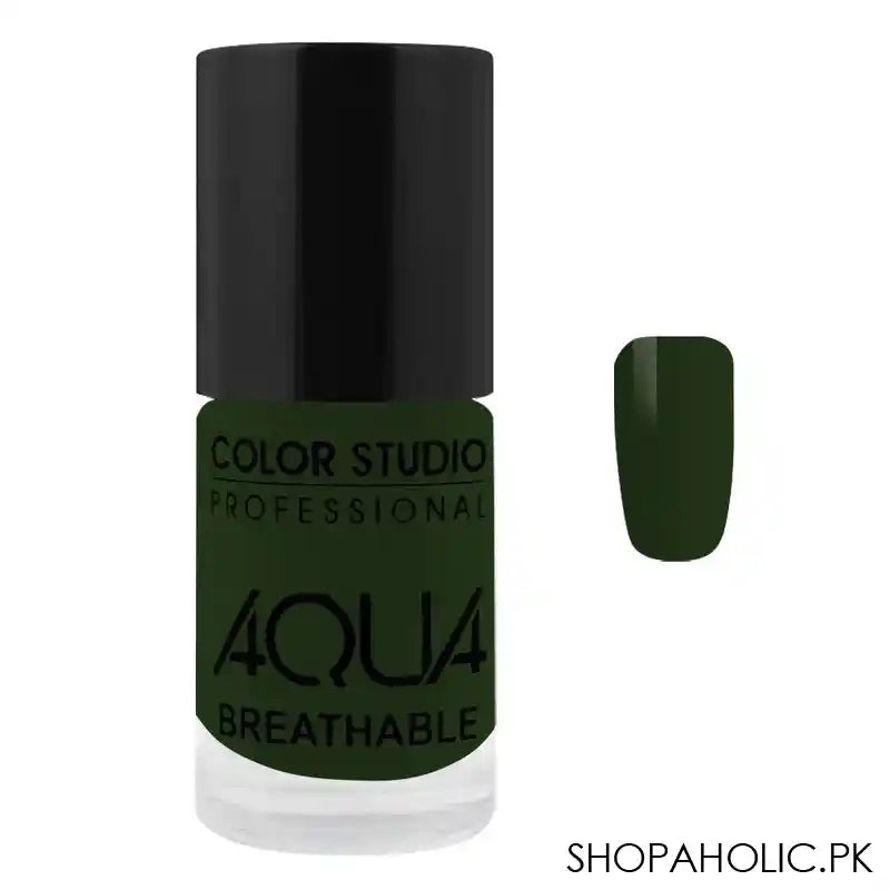 Color Studio Aqua Breathable Nail Polish, Commando, 6ml - Main Image