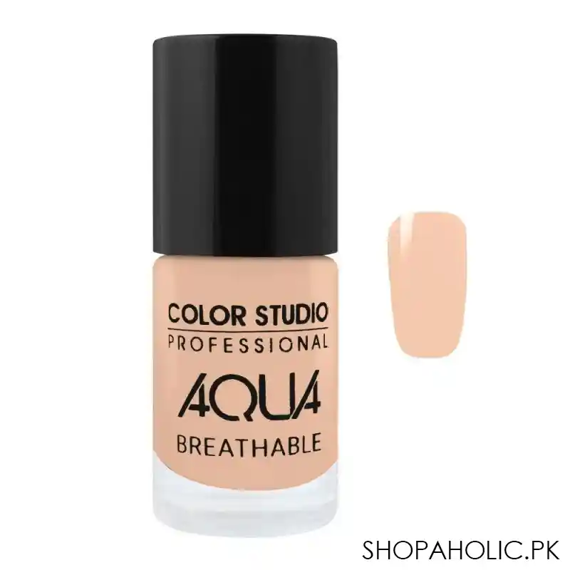 color studio aqua breathable nail polish, hush 6ml main image