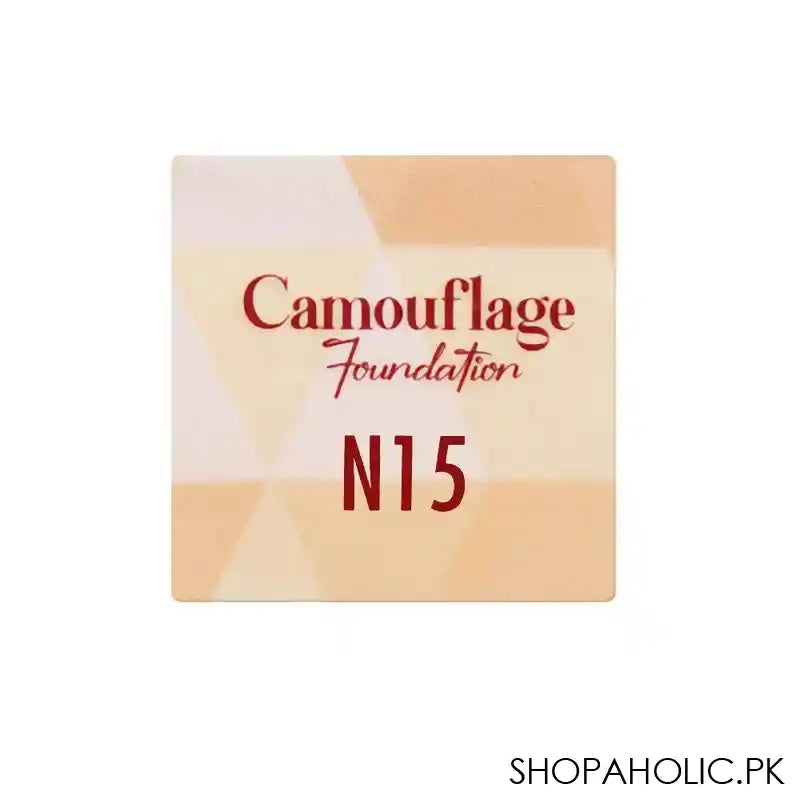 Color Studio Camouflage Foundation, High Coverage, Oil Free, N15 - Image 4