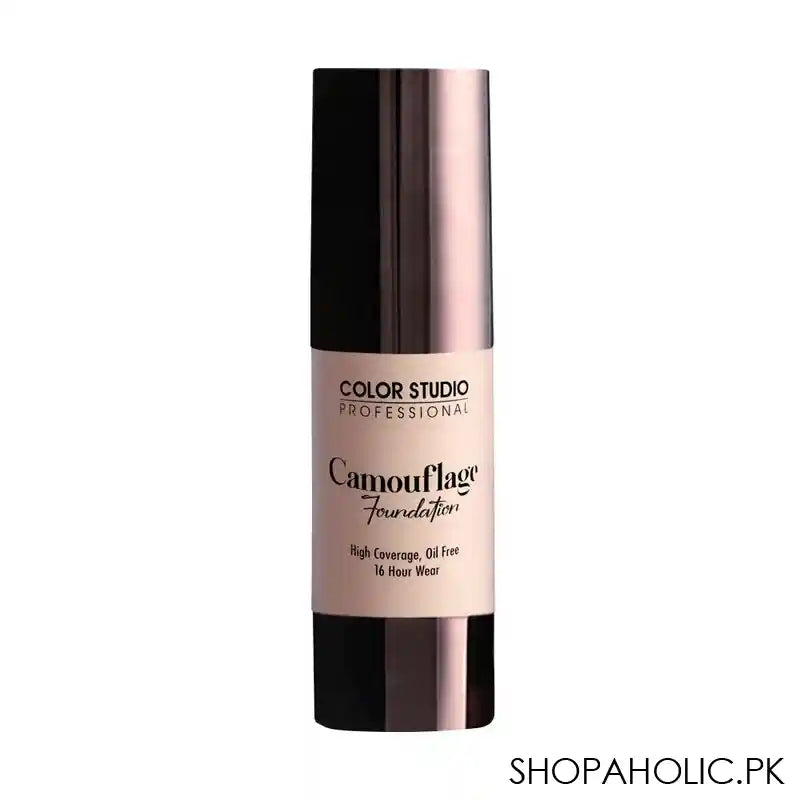 Color Studio Camouflage Foundation, High Coverage, Oil Free, N15 - Image 5