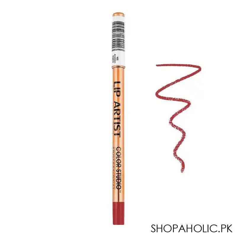 Color Studio Lip Artist Stay On Lip Liner Pencil, 102, Arabian Desire - Main Image