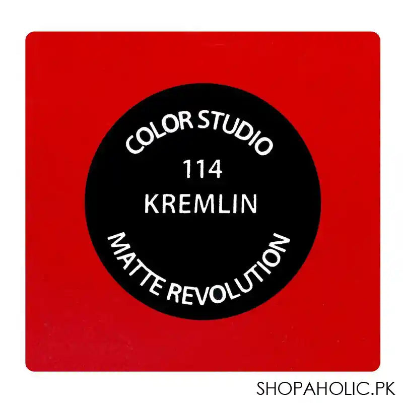 Color Studio Matte Revolution Lipstick, 114 Kremlin - Image 3