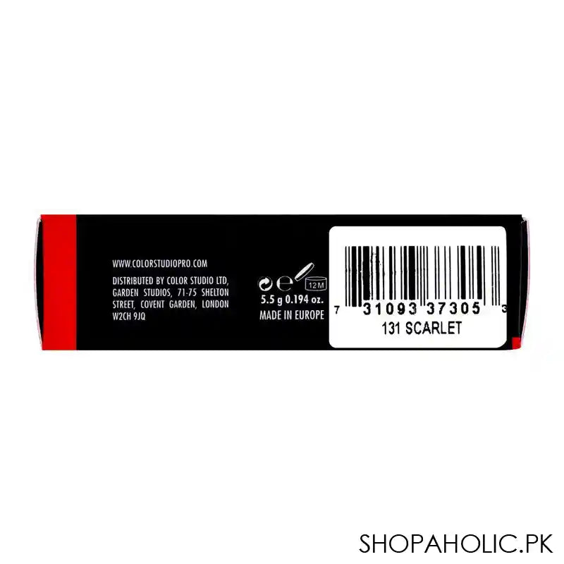 Color Studio Matte Revolution Lipstick, 131 Scarlet - Image 2