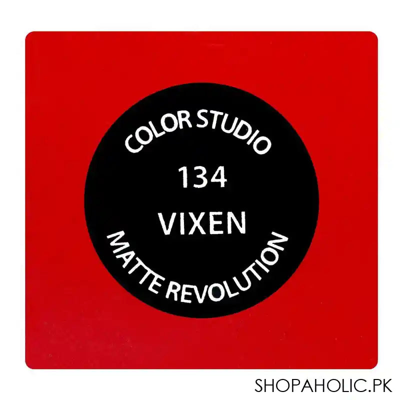 Color Studio Matte Revolution Lipstick, 134 Vixen - Image 4