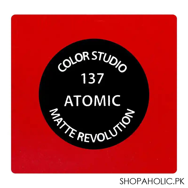 Color Studio Matte Revolution Lipstick, 137 Atomic - Image 5