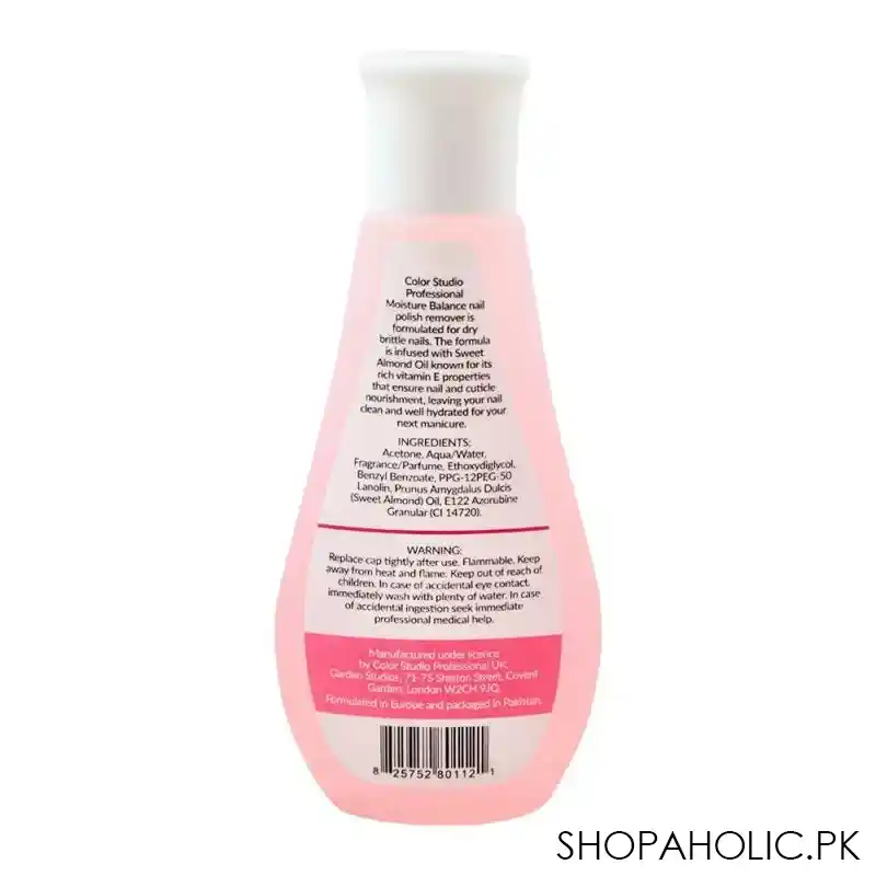 color studio moisture balance nail polish remover image2