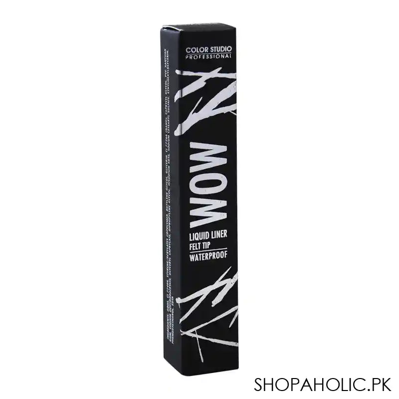 Color Studio Wow Liquid Eyeliner, Felt Tip, Waterproof - Image 4