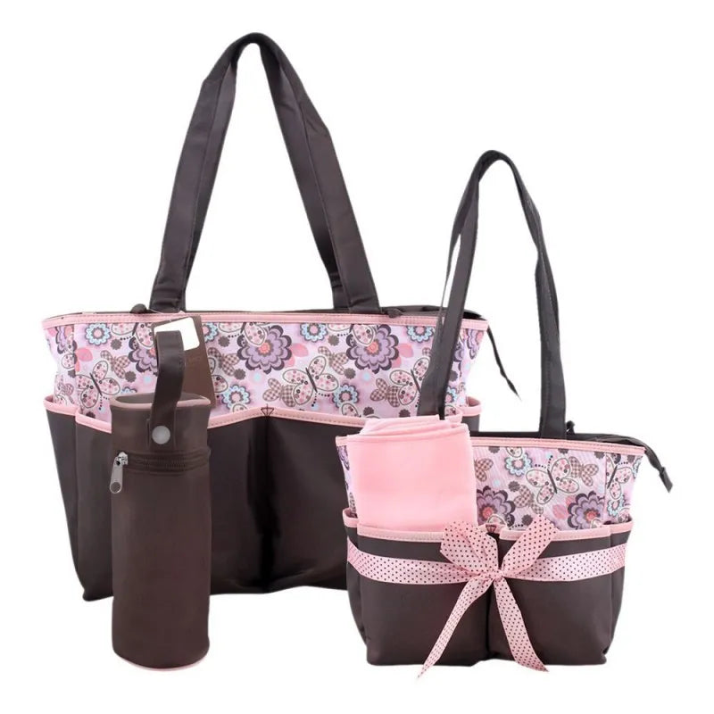 colorland gray gamut pattern, baby bag set, 5 pieces, bb999ae main image