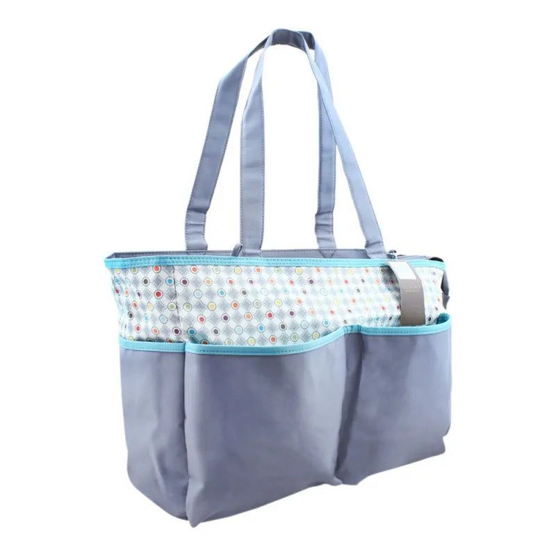 colorland grey gamut pattern baby bag set, 5 pieces, bb999aa image2