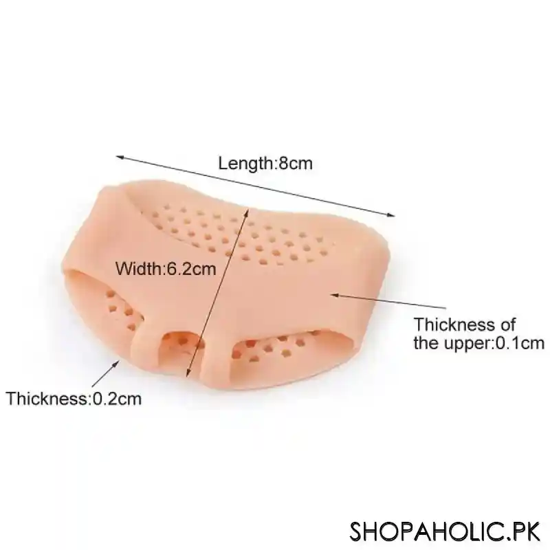 comfortable silicone toe finger pads (pair) image2