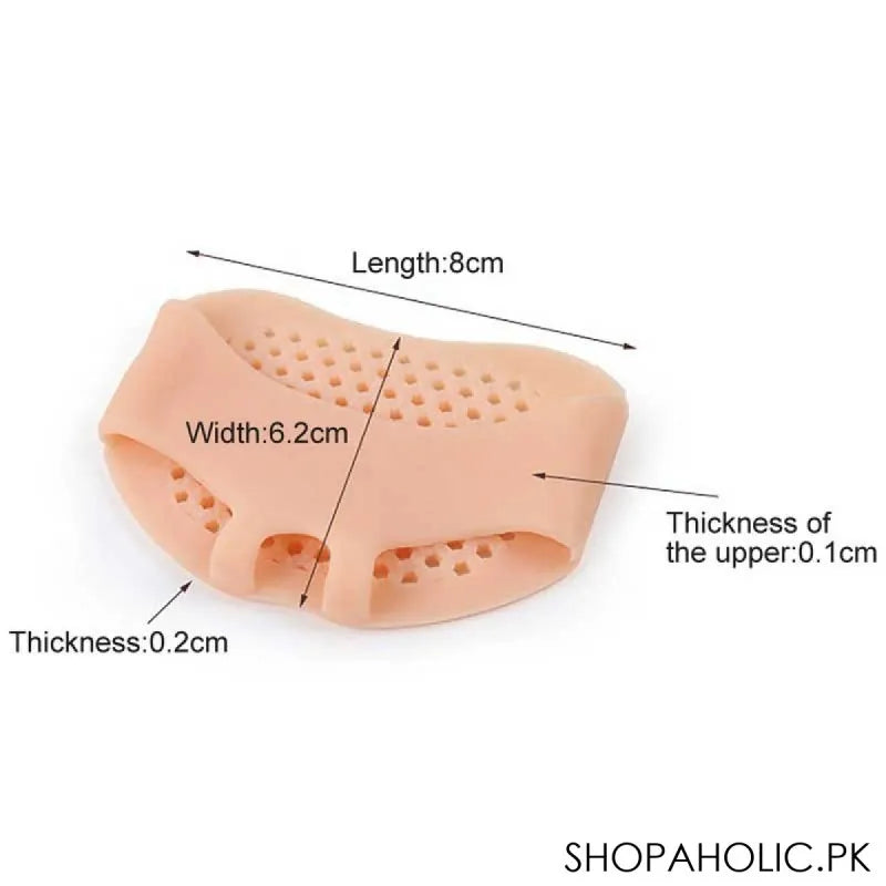 comfortable silicone toe finger pads (pair) image2