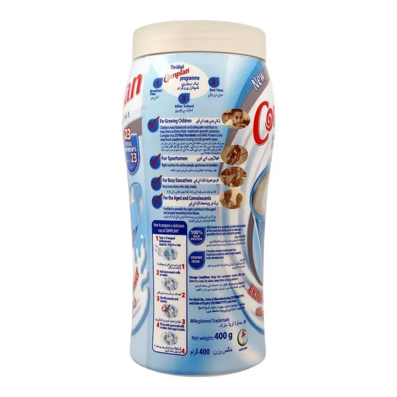 complan vanilla flavour, bottle, 400g image2