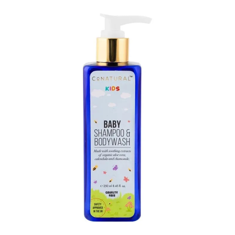 conatural kids baby shampoo & body wash, 250ml main image