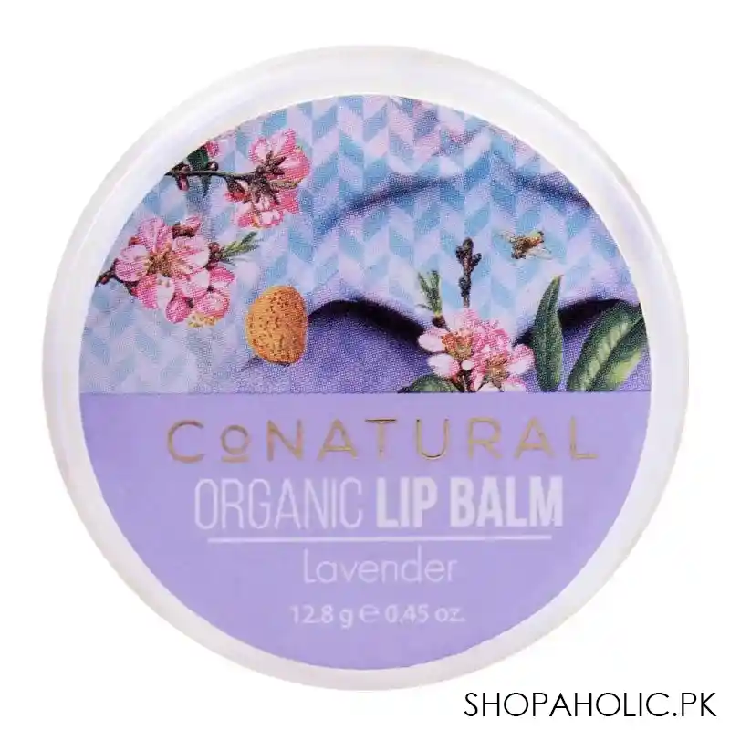 conatural organic lip balm lavender, 12.8g main image