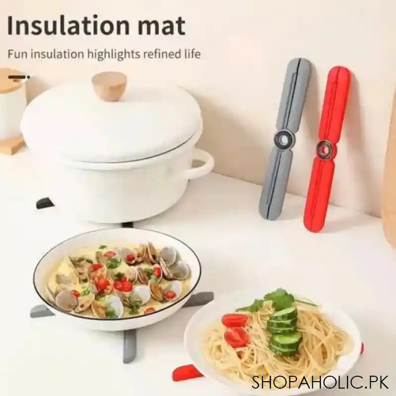 convenient folding cutlery insulation pad image2