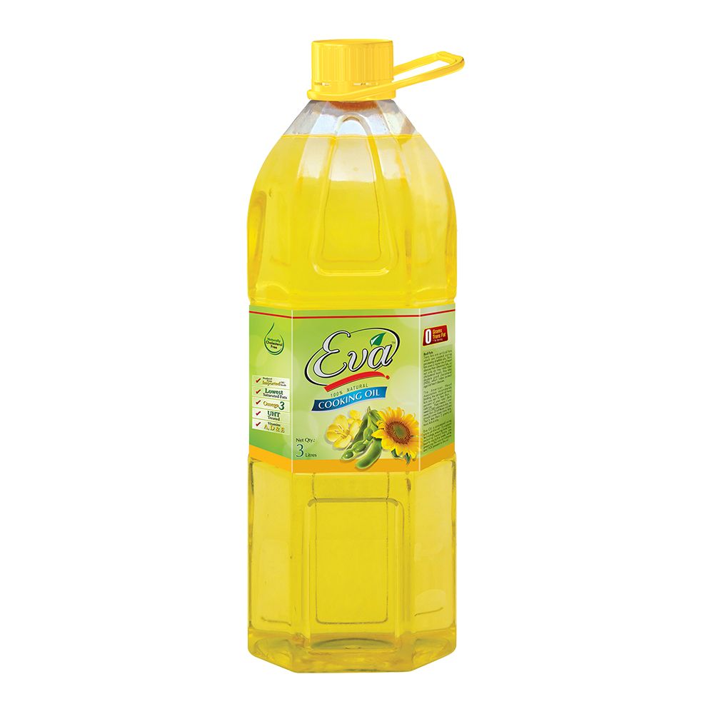 Eva Cooking Oil 3 Litres Bottle - Main Image