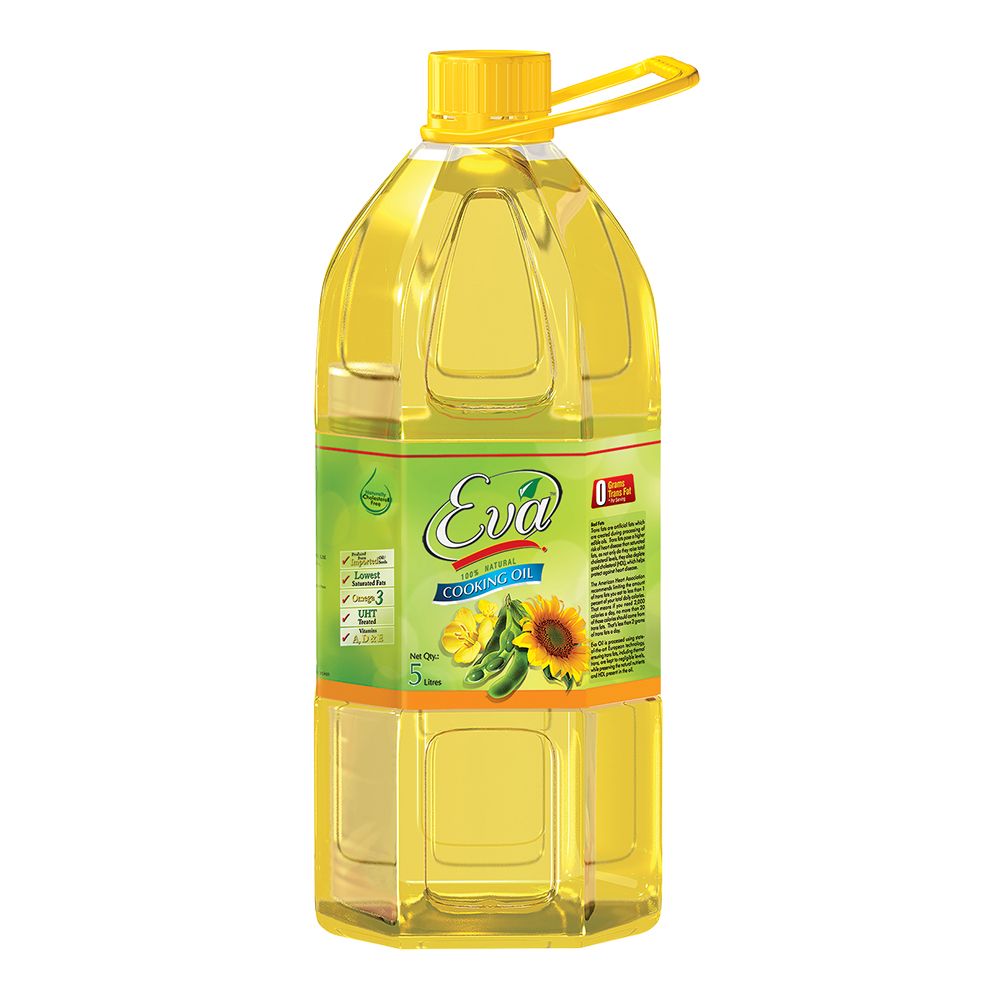 Eva Cooking Oil 5 Litres Bottle - Main Image