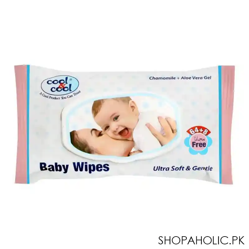 cool & cool baby wipes, 72 pack main image