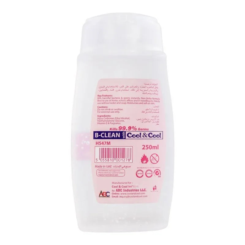 cool & cool max fresh hand sanitizer 250ml image2