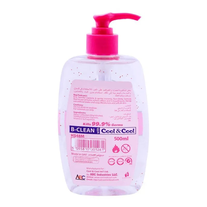 cool & cool max fresh hand sanitizer 500ml image2