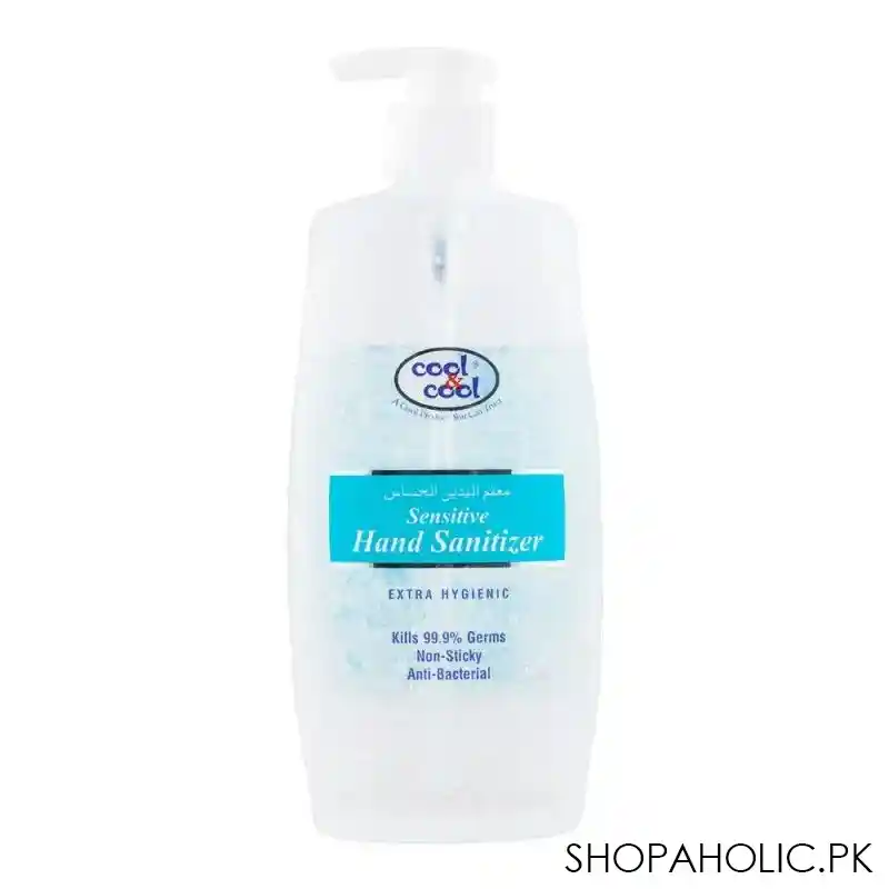 cool & cool sensitive hand sanitizer 500ml main image