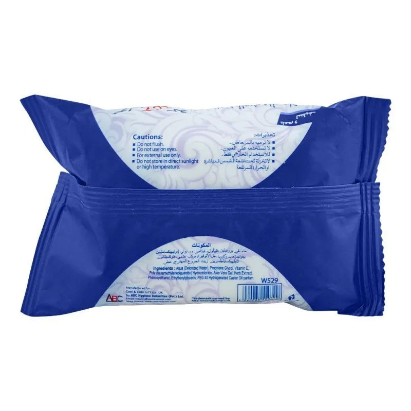 cool cool soft & gentle travelling wipes, 30 pack image2